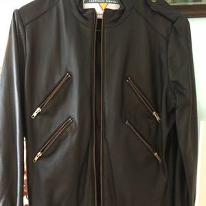 Notdstrom Black leather Moto Jacket